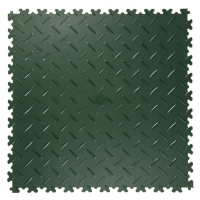 Vinylgolv PVC 508x508 mm - Grn i gruppen Klickgolv / Vinylgolv PVC diamant hos Rubbernstuff.com (300162)