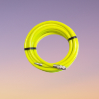 Product Image for Tryckluftsslang gul 10mm/10m med kopplingar                           