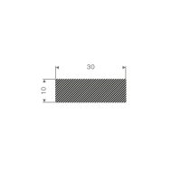 Rektangulr list (cellgummi) 30 x 10 mm - 25 meter i gruppen Vibrationsdmpare / Typ B - Cylindrisk hos Rubbernstuff.com (728.03.010.25)