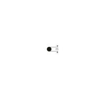 Rund list (homogent gummi) NBR 3 mm