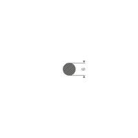 Rund list (cellgummi) EPDM 6 mm - 100 meter