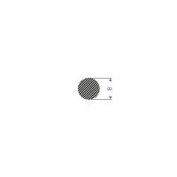 Rund list (cellgummi) EPDM 8 mm - 100 meter