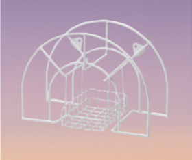 Slanghållare med korg för slang upp till 30m