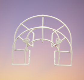 Slanghållare för slang upp till 30m