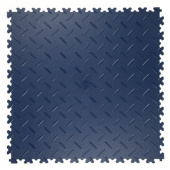 Vinylgolv PVC 508x508 mm - Mörkblå