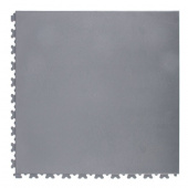 Vinylgolv PVC 50x50 cm läderdesign - Mörkgrå