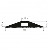 Kabelskydd (homogent gummi) 66,5 x 10,7 mm
